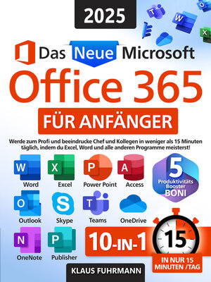 cover image of Das neue Microsoft Office 365 für Anfänger